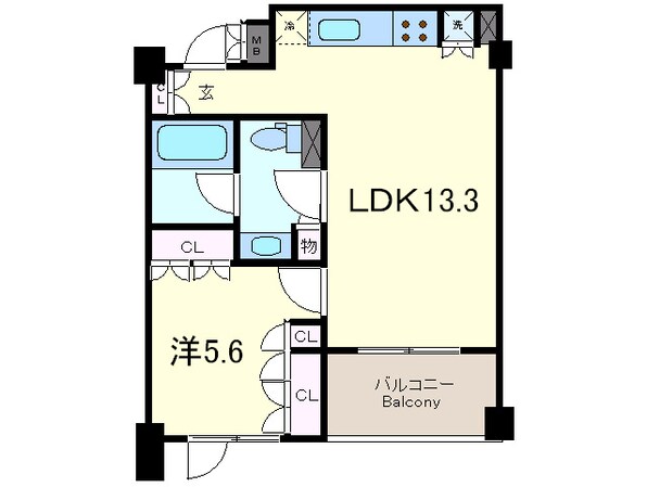 アパートメンツ代々木上原の物件間取画像